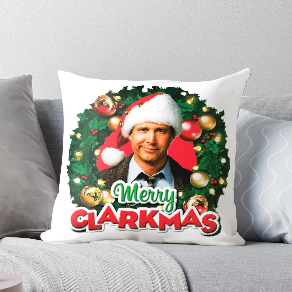 National Lampoon's Christmas Vacation Clark Griswold Pillow - Iconic Comedy Scene Décor