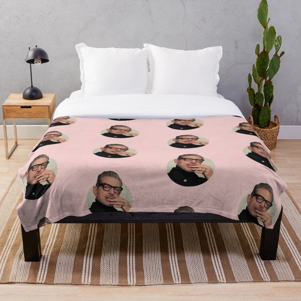 Jeff Goldblum Plush Blanket - Soft, Cozy Home Decor