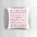 Red Dwarf Lyrics Pillow - Commemorating the beloved BBC sci-fi comedy series