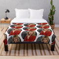 Plush Blanket Featuring the Iconic Kim Tate from Emmerdale