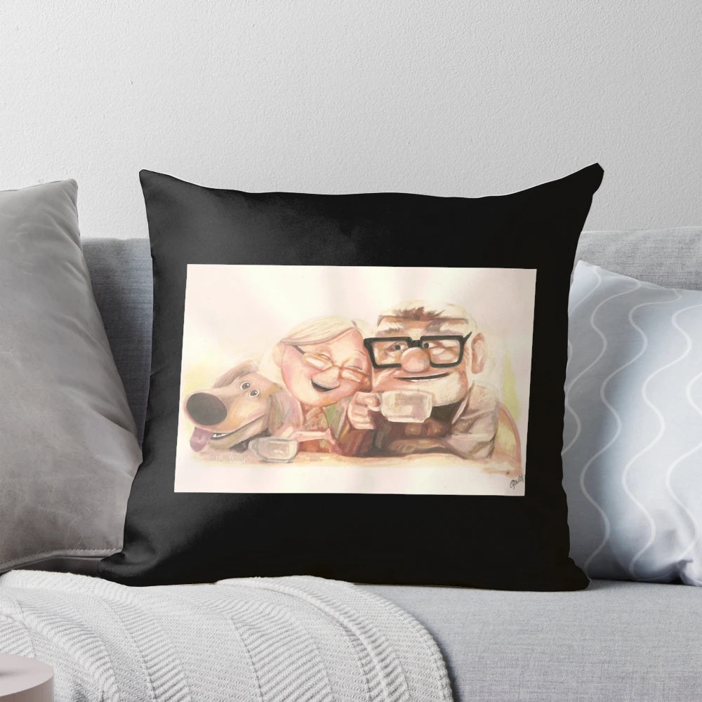 Up Movie Carl and Ellie Pillow - Commemorating the Beloved Mailbox Scene