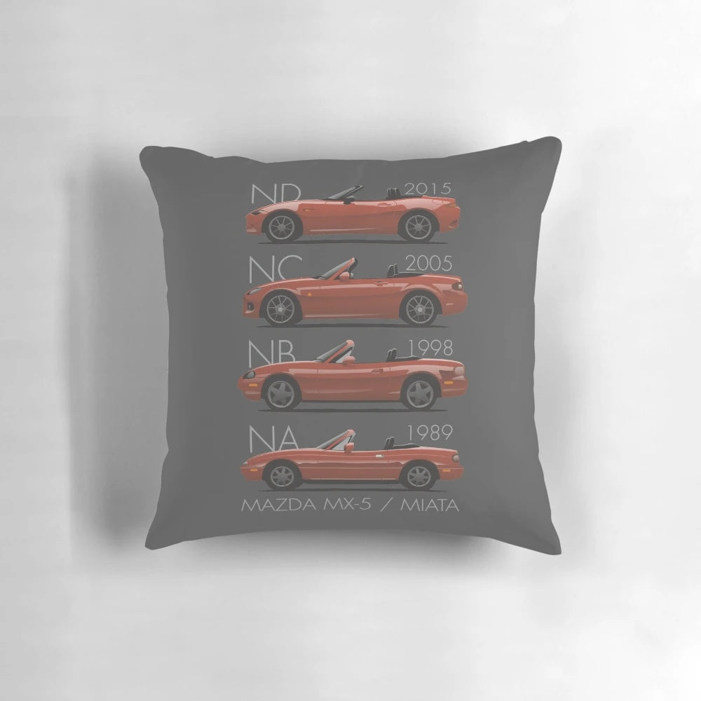 Mazda MX-5 Miata Roadster Evolution Pillow