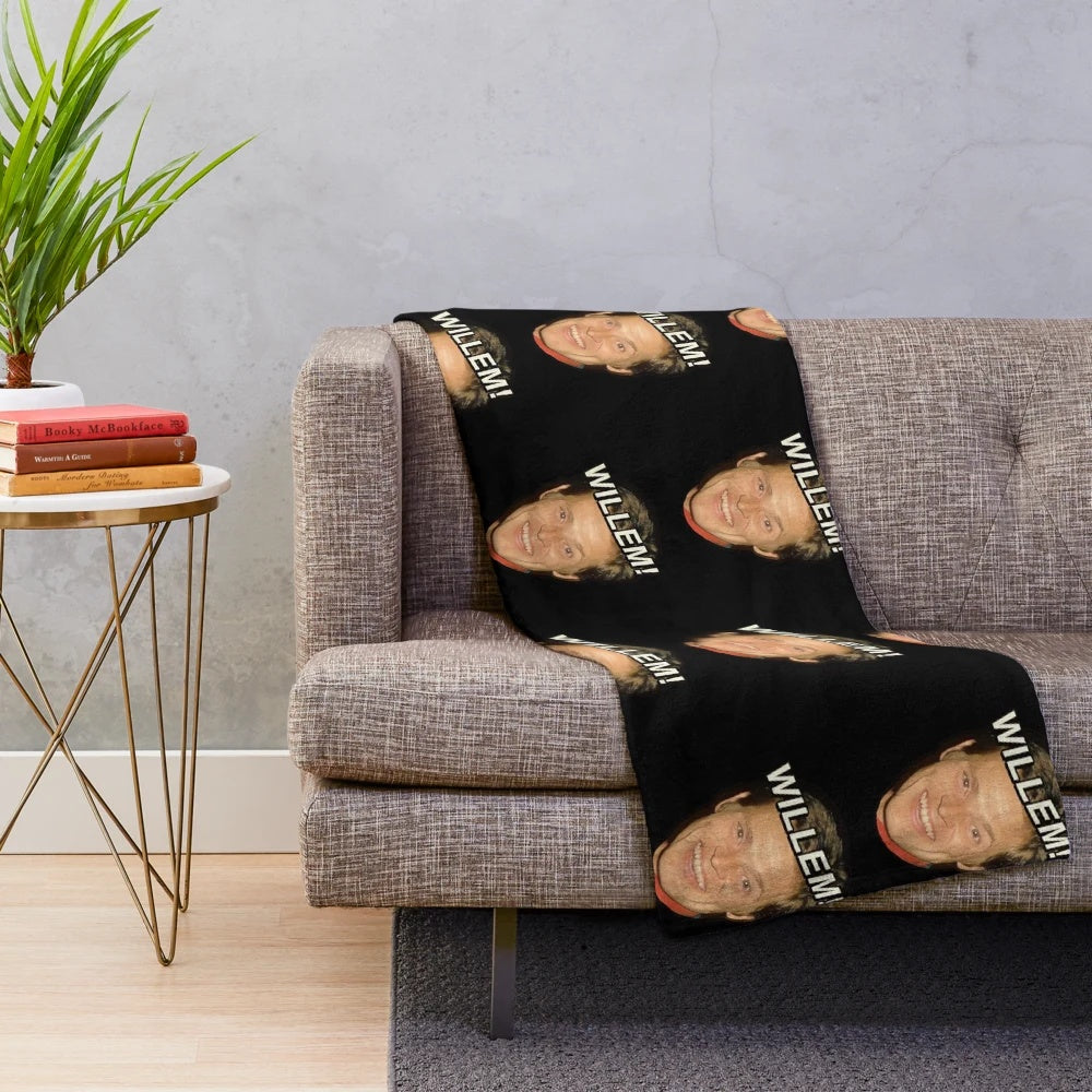 Plush Blanket featuring the image of acclaimed actor Willem Dafoe