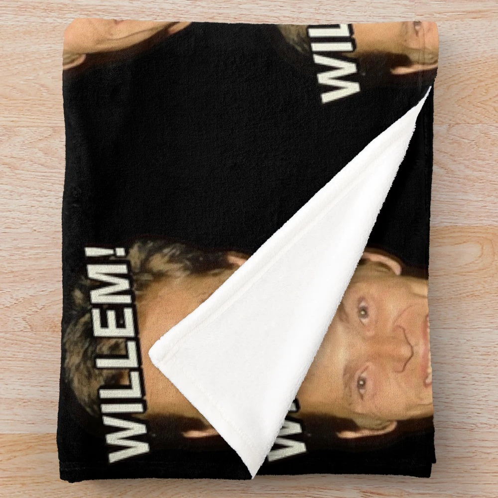 Plush Blanket featuring the image of acclaimed actor Willem Dafoe