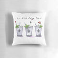 Mint Julep-Inspired Decorative Pillow for Kentucky Derby and Horse Racing Enthusiasts