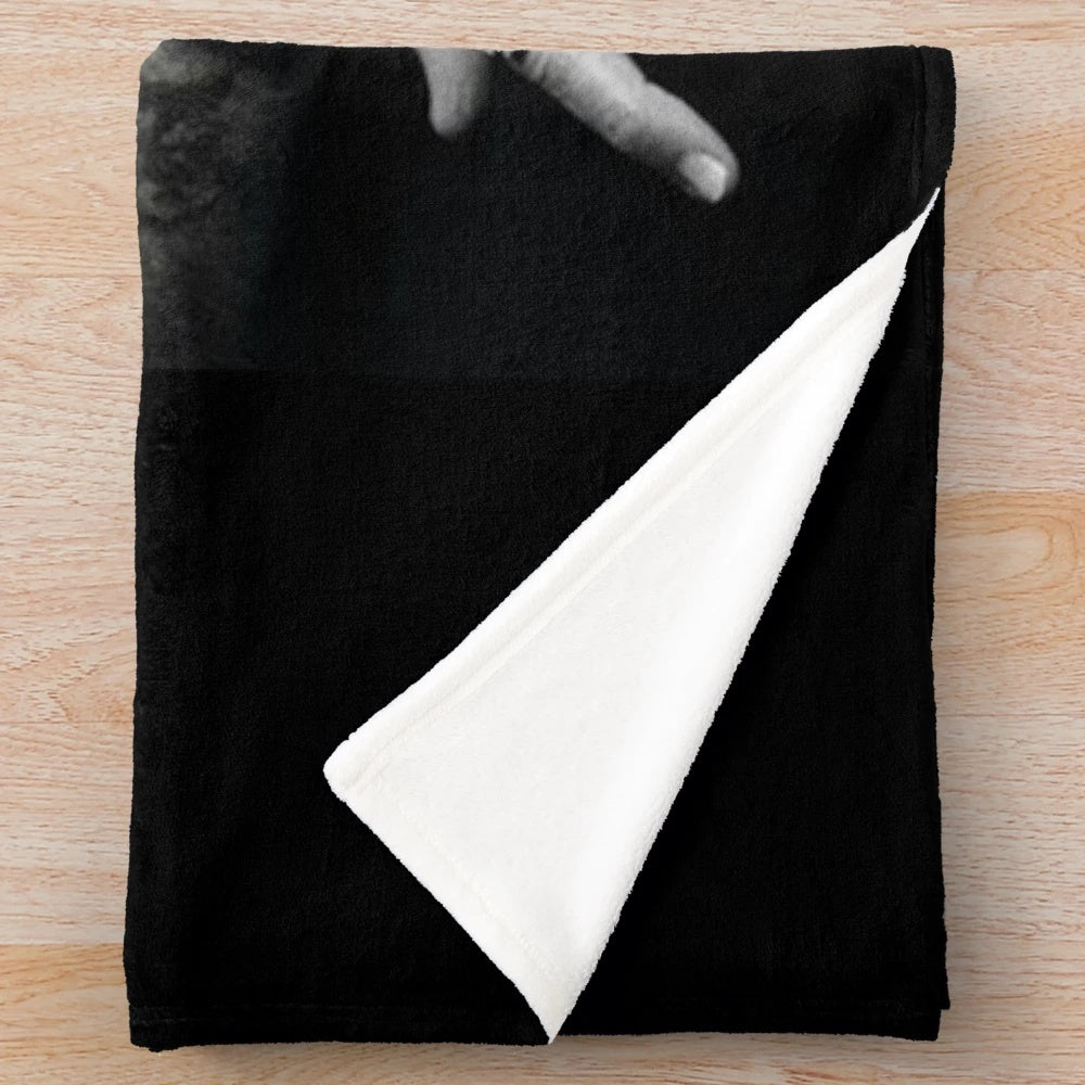 Johnny Hallyday Plush Blanket - Celebrate the French Music Legend