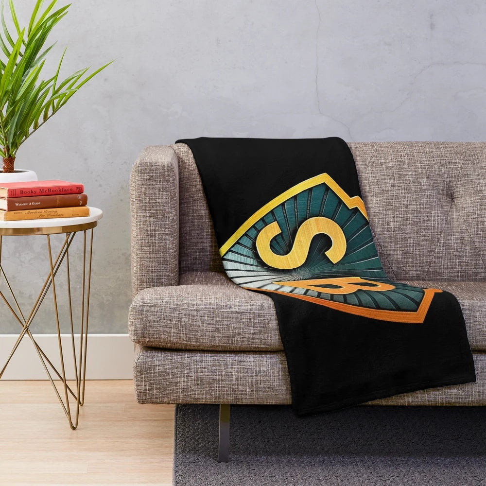Shaw Brothers Cinema Plush Blanket featuring the iconic logo