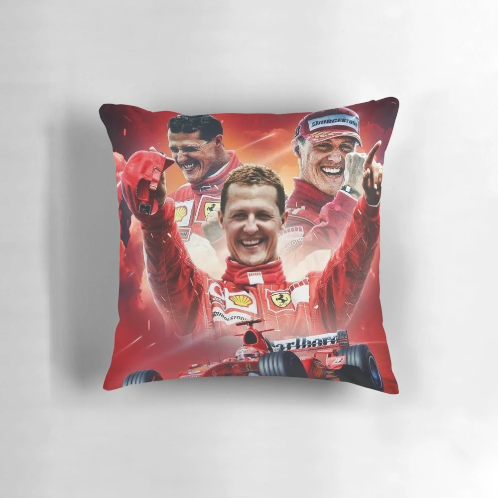 Michael Schumacher Formula 1 Racing Pillow