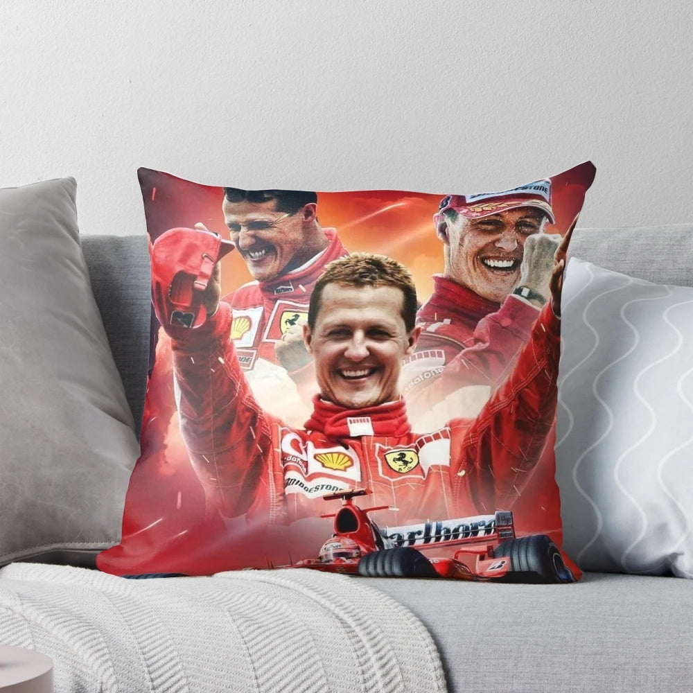 Michael Schumacher Formula 1 Racing Pillow