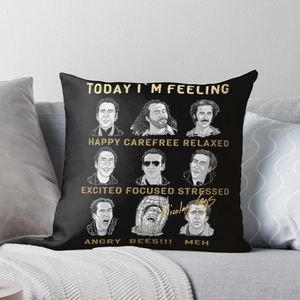 Plush Nicolas Cage Pillow - Celebrate the Iconic Actor