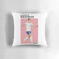 A poster-style pillow featuring the iconic Lucy Bronze of the England Lionesses women's soccer team