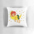 Pumuckl and the Yellow Stars Pillow featuring the beloved red-haired kobold from the German children's series