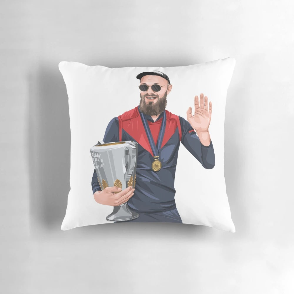 Max Gawn Pillow - Commemorating the Melbourne Demons' Premiership Victory