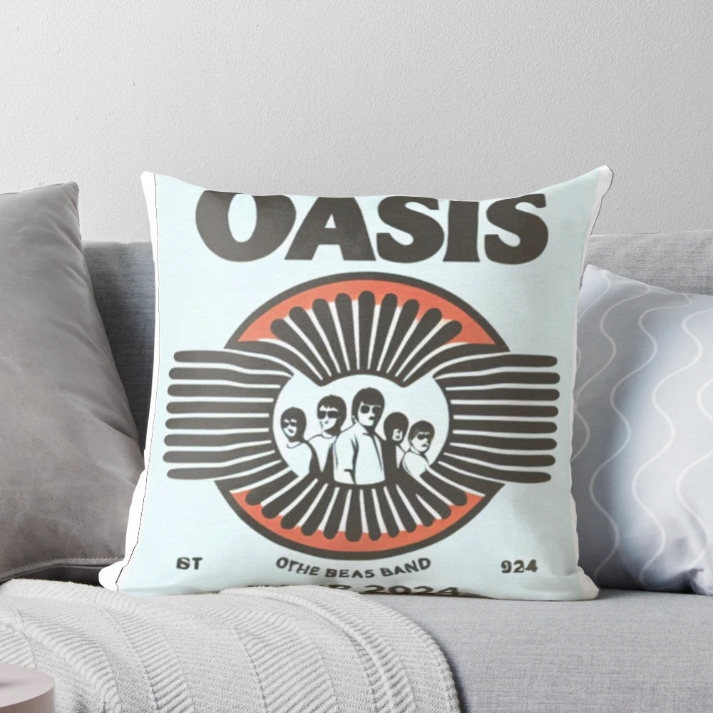 Oasis Tour 2025 Commemorative Pillow - A must-have for devoted Oasis fans