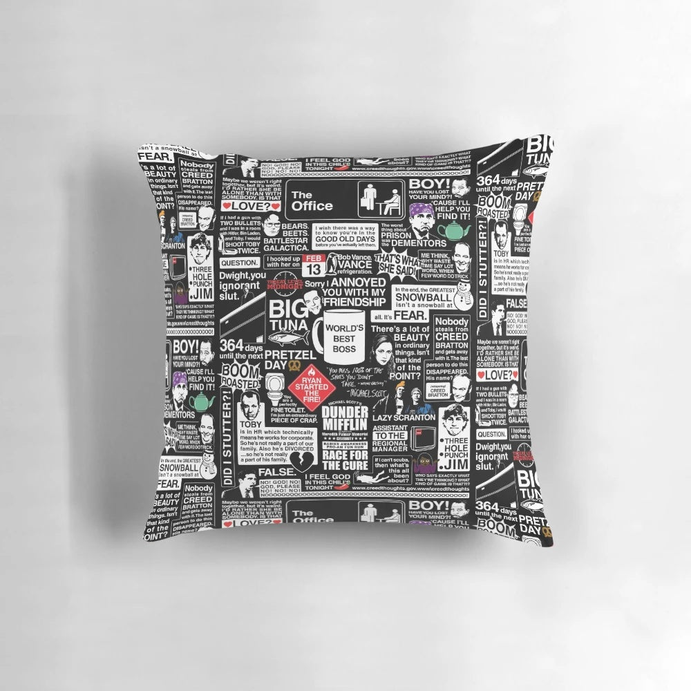 The Office Quotes Throw Pillow
