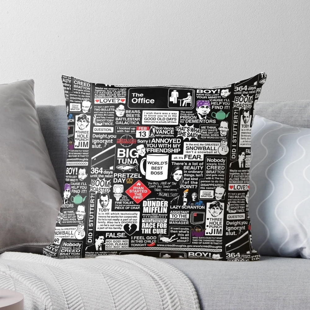 The Office Quotes Throw Pillow