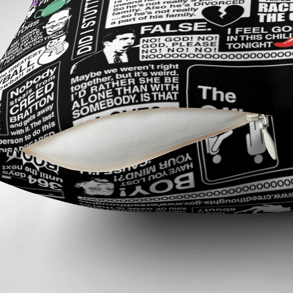 The Office Quotes Throw Pillow