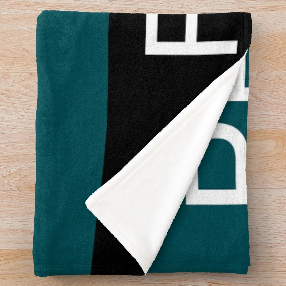 Philadelphia Eagles Plush Blanket featuring the team's logo and colors