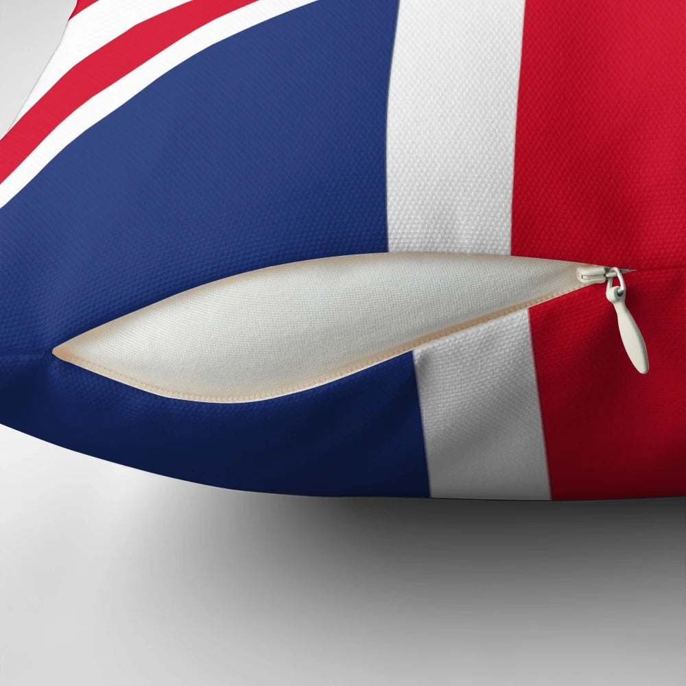 Platinum Jubilee Flag Pillow featuring the Union Jack design