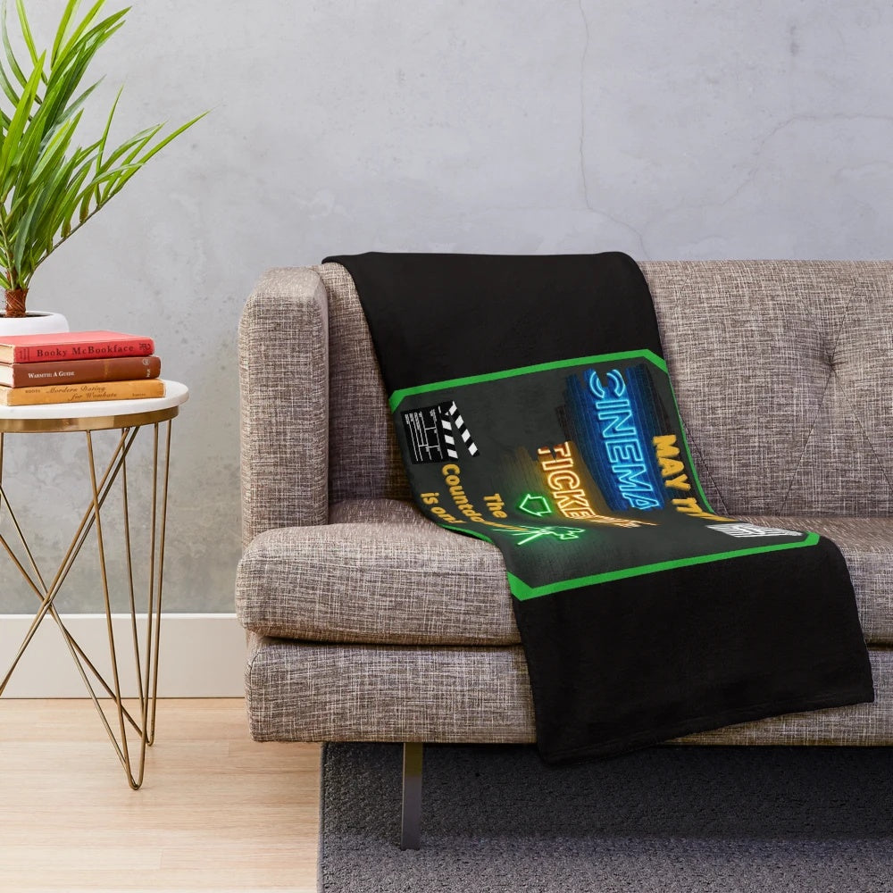 UK Cinema Countdown Plush Blanket
