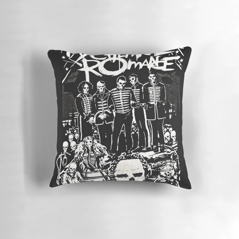 Vibrant Pillow Featuring the "My Romance Parade" Design