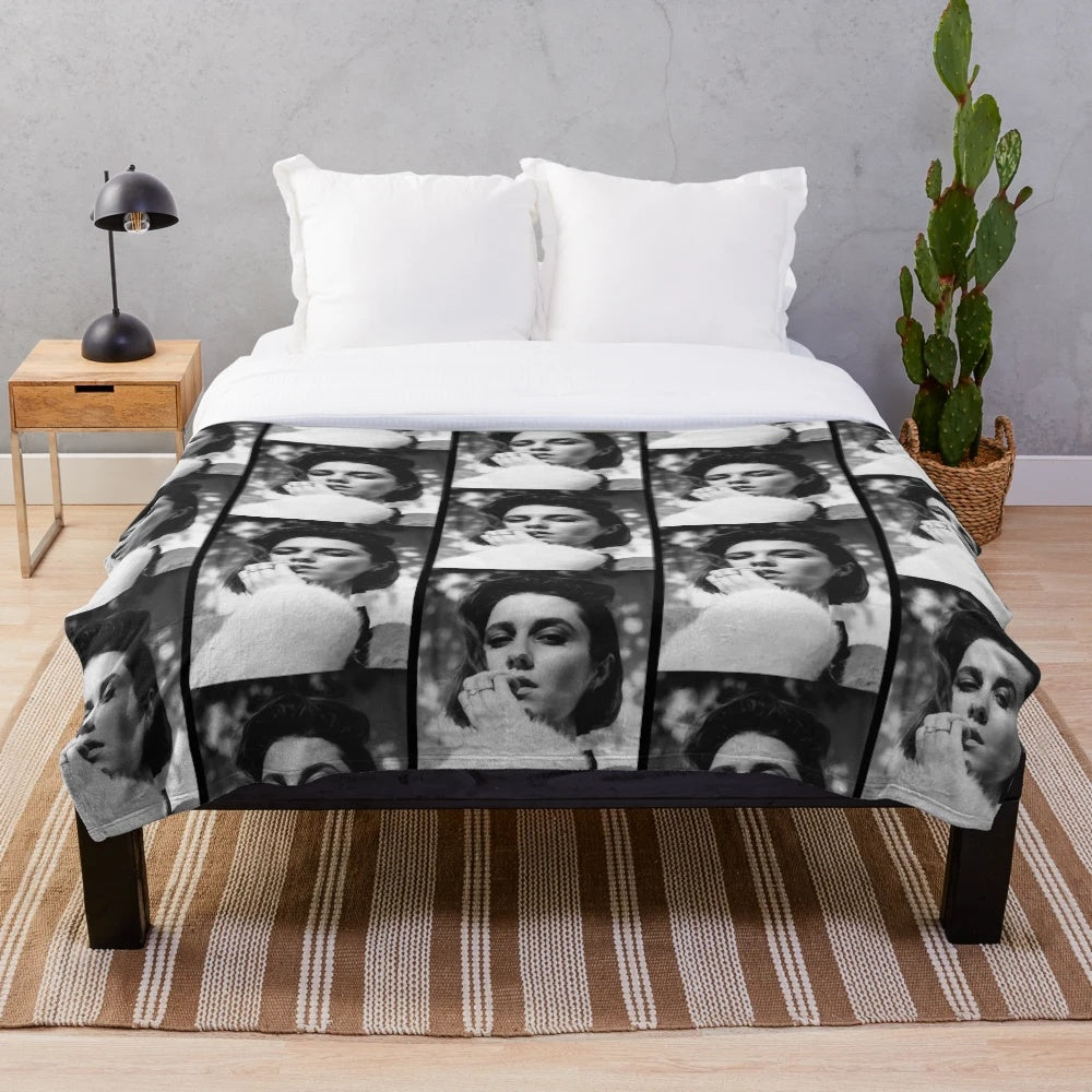 Mary Elizabeth Winstead Plush Blanket, featuring the talented Hollywood actress