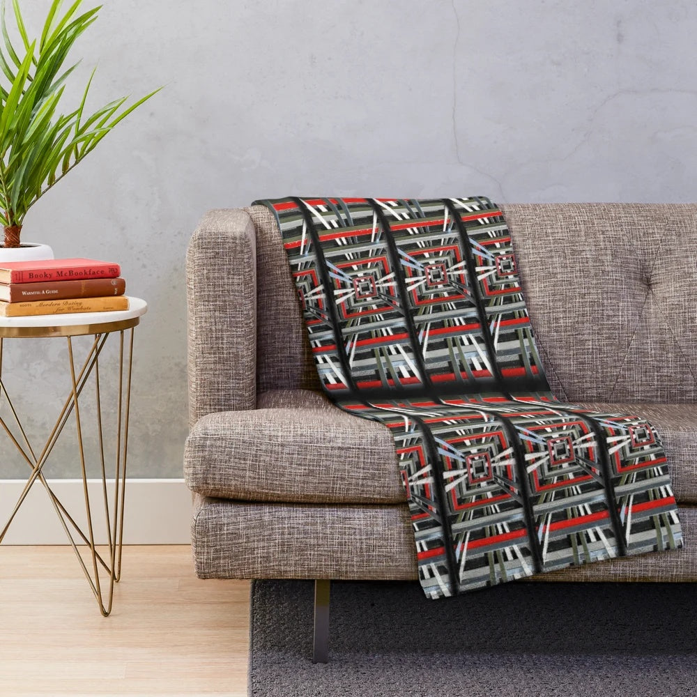 Tesla Model S Plaid-inspired plush blanket