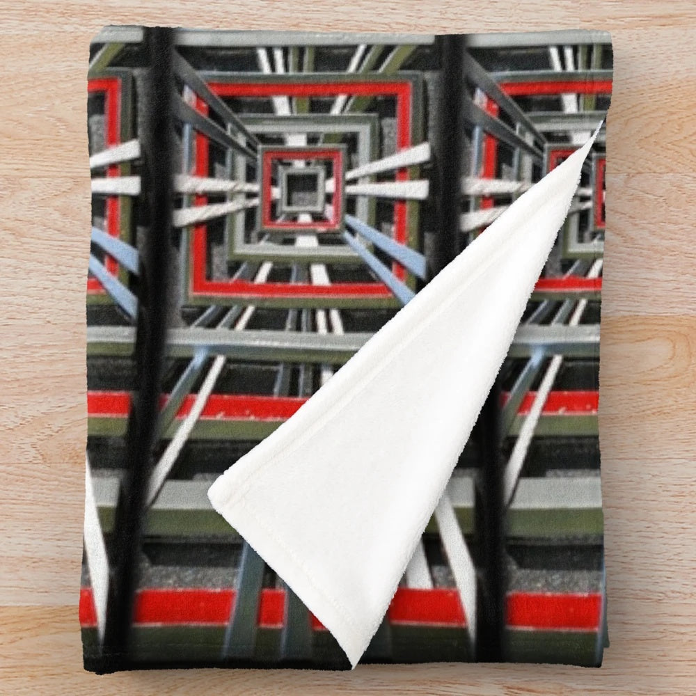 Tesla Model S Plaid-inspired plush blanket