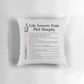 Decorative pillow featuring Phil Dunphy from the hit TV series 'Modern Family