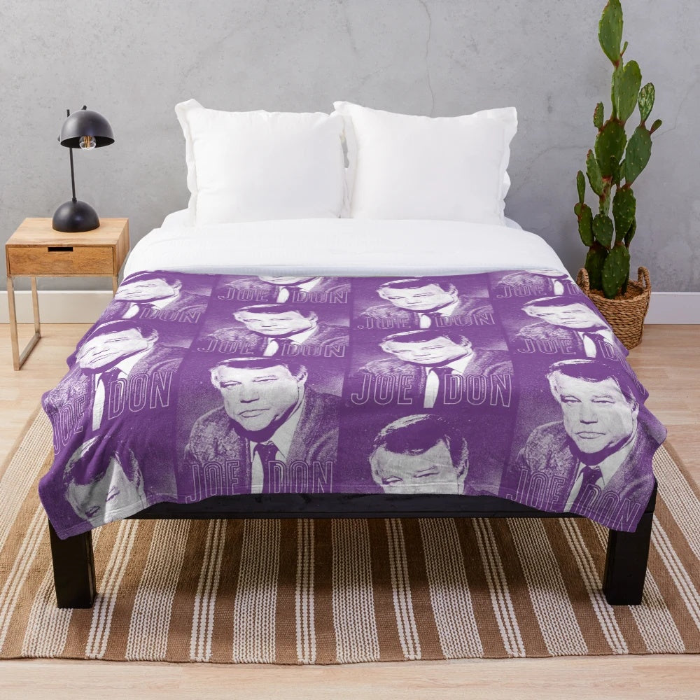 Joe Don Baker Actor Plush Blanket for Movie Enthusiasts