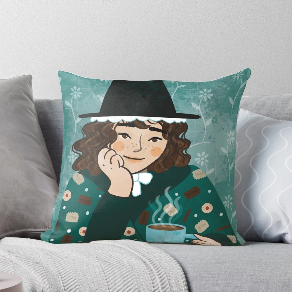 Panad Welsh Lady Cymraeg Pillow
