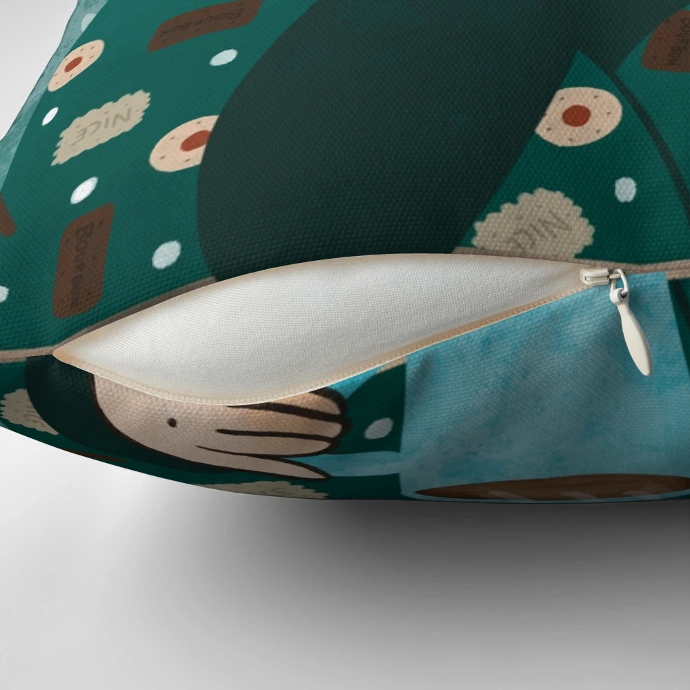Panad Welsh Lady Cymraeg Pillow