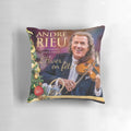 Cozy winter celebration pillow with intricate design