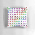 A colorful pillow featuring a vibrant parrot design, perfect for adding a fun, festive touch to your space.