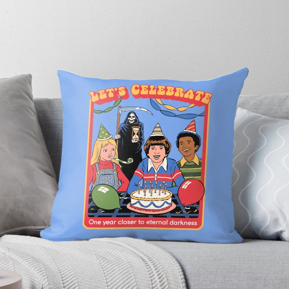 One Year Closer Pillow - Nostalgic Birthday Gift Celebrating Another Year