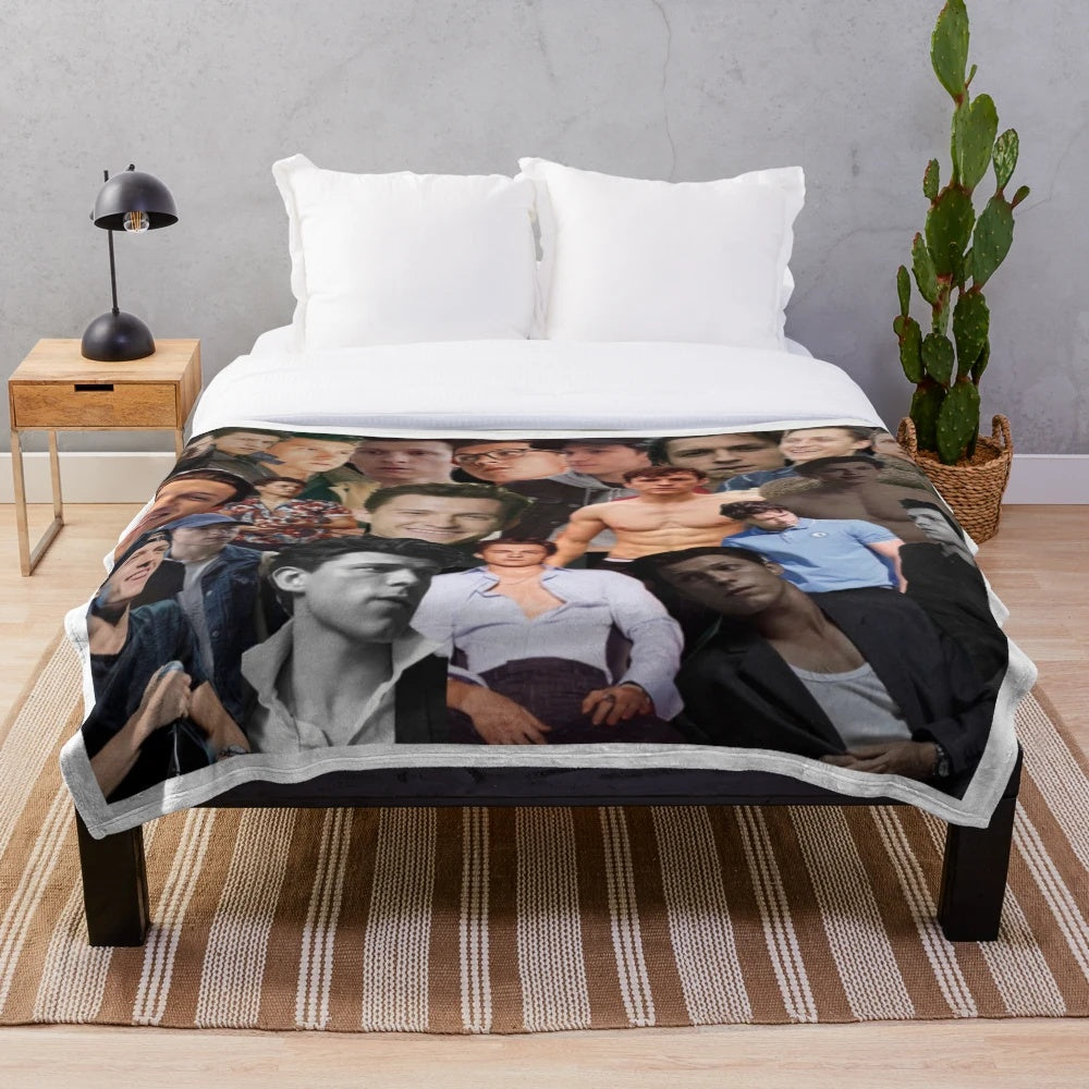 Tom Holland Collage Plush Blanket