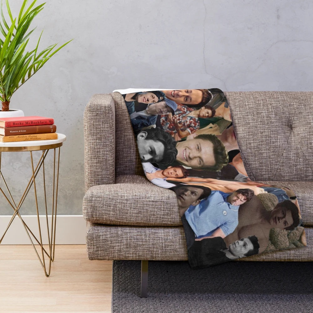 Tom Holland Collage Plush Blanket