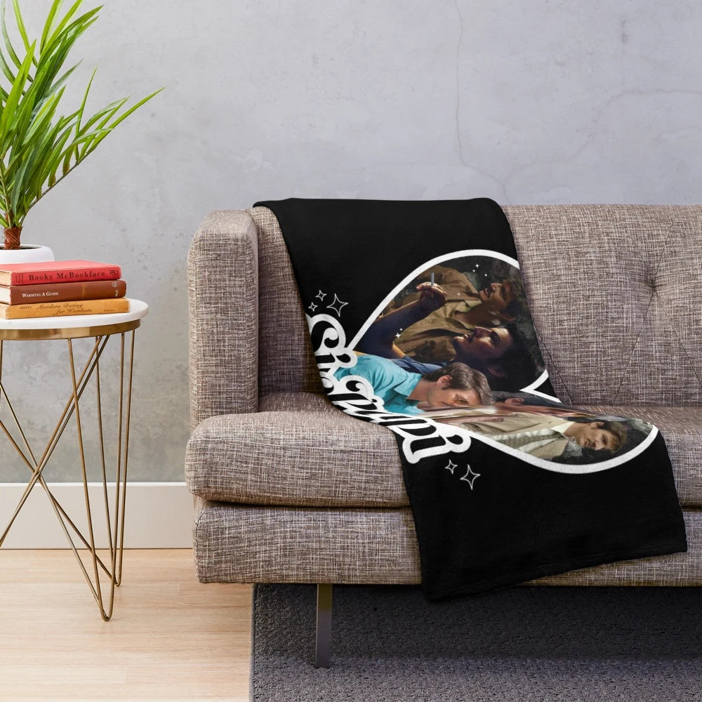 Pedro Pascal Plush Blanket featuring the beloved actor from The Last of Us
