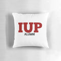 Soft, comfortable IUP alumni pillow with university logo