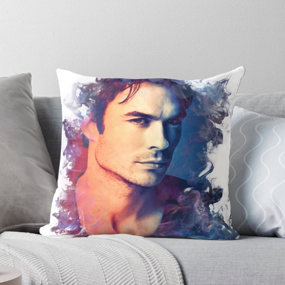Comfortable Ian Somerhalder-inspired pillow for fans of The Vampire Diaries