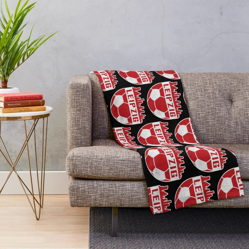 Leipzig Fußball Fussball Fußballverein Plush Blanket
