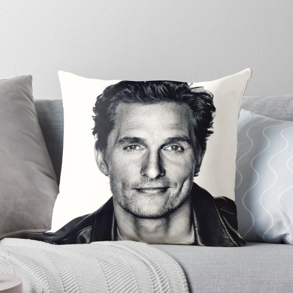 matthew mcconaughey pillow, hollywood star pillow