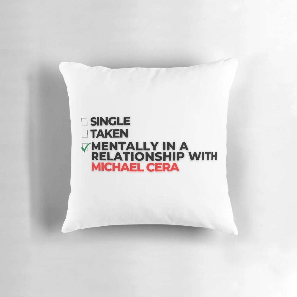 Michael Cera Pillow - For Fans Who are Mentally in a Relationship with the Actor