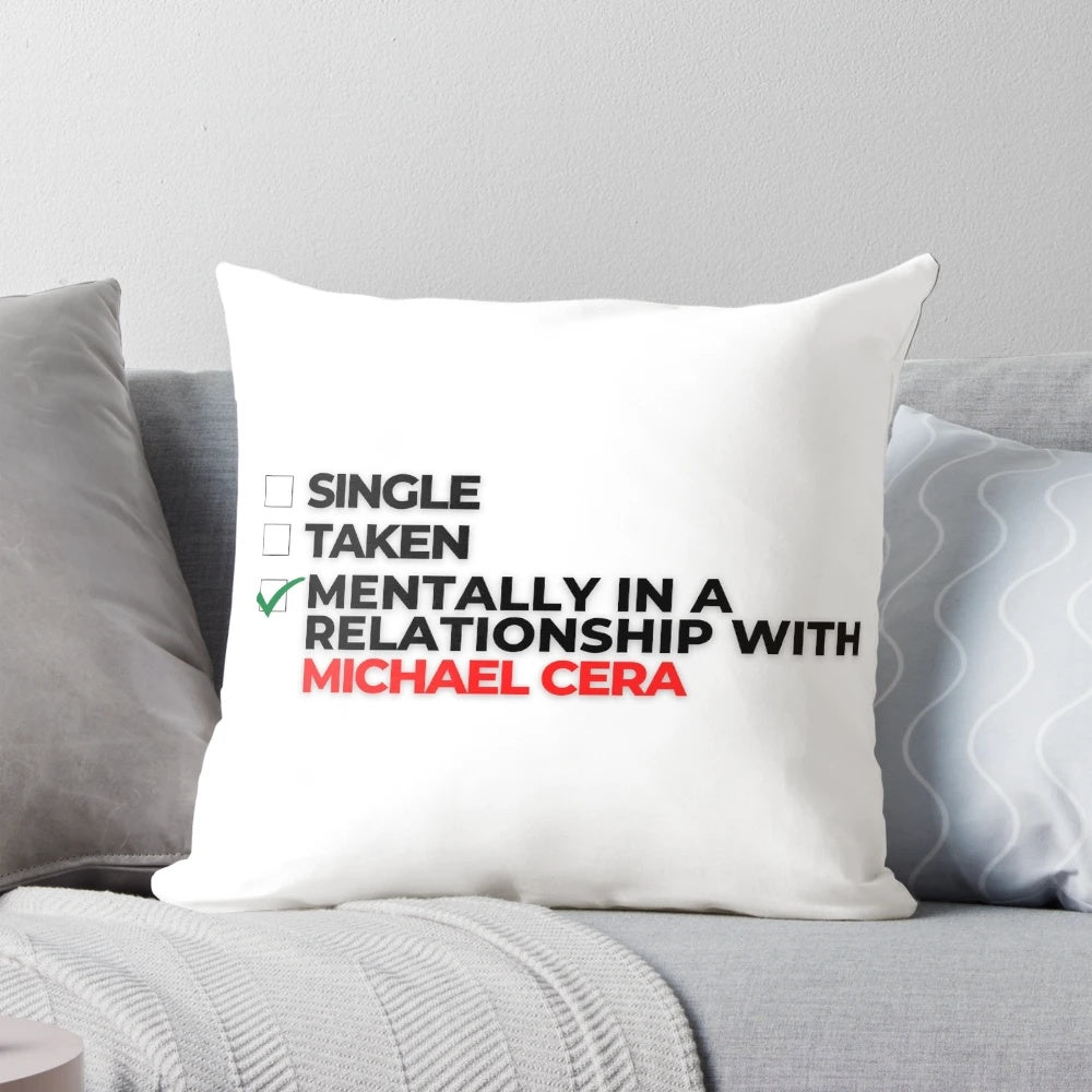 Michael Cera Pillow - For Fans Who are Mentally in a Relationship with the Actor