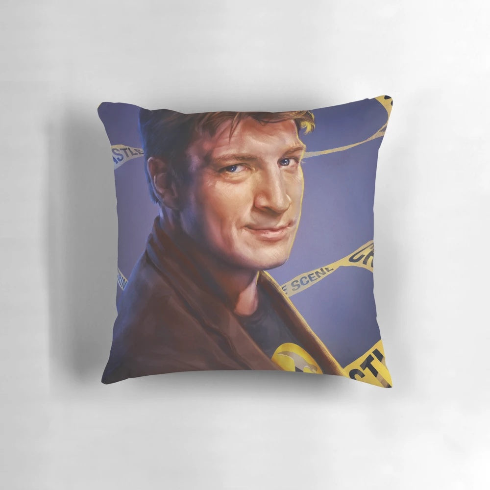 Nathan Fillion Pillow - Soft, Comfortable, and Perfect for Fans of Firefly, Castle, and Dr. Horrible