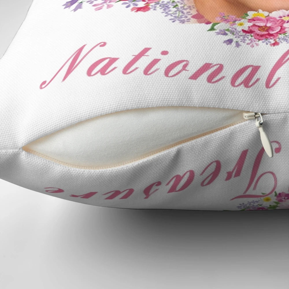 Nicolas Cage "You're My National Treasure" Decorative Pillow
