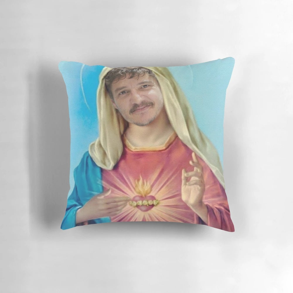 Pedro Pascal Themed Decorative Pillow for Home or Office