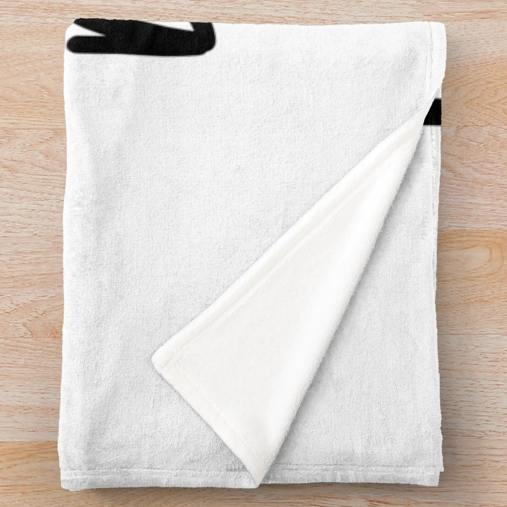 I'd Rather Be Dancing" Plush Blanket showcasing a dancing figure