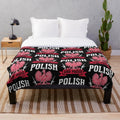 Plush blanket in the colors of the Polish flag