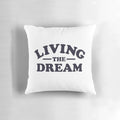 Living the Dream" Pillow - A Luxurious Celebration of a Successful Retirement
